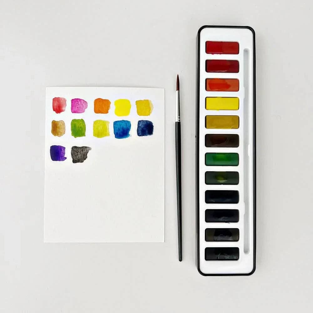 Watercolour paint set 12 colors