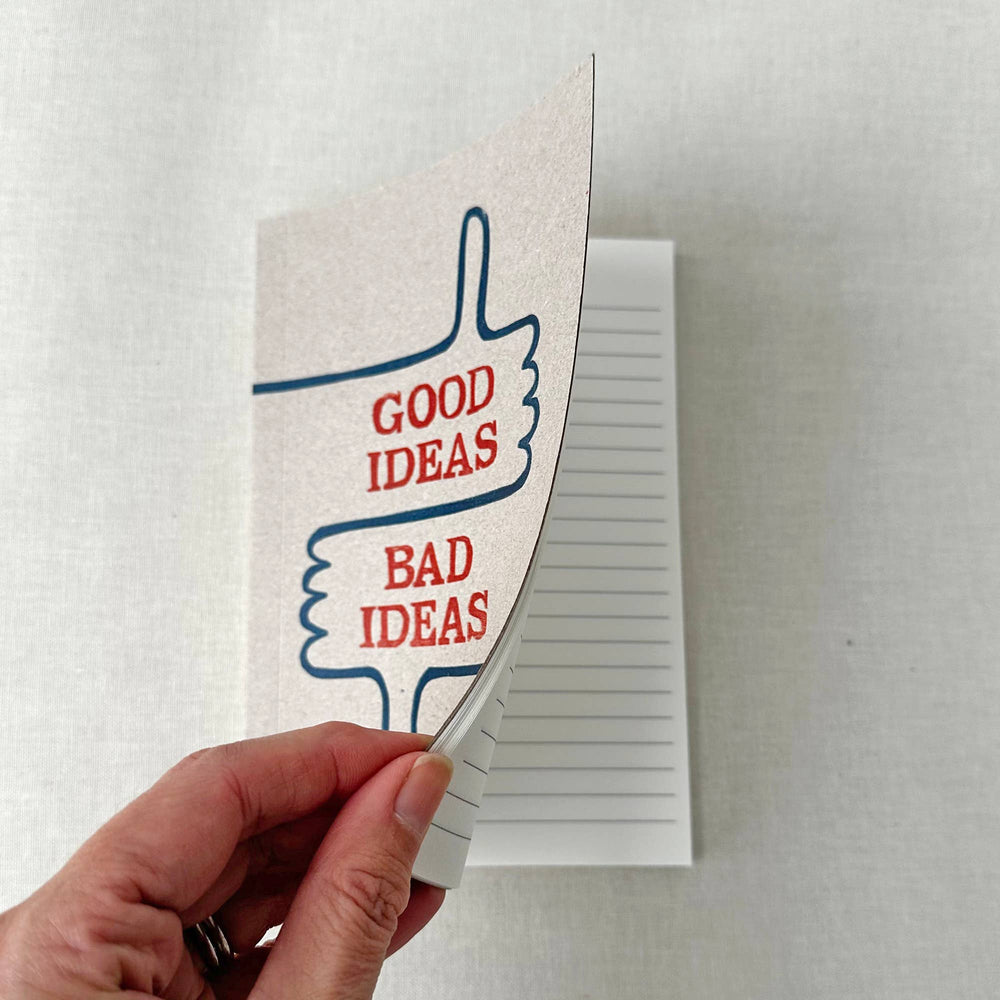 Sukie : Good Ideas Bad Ideas Typography Notebook With Lined Pages