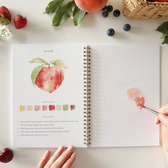 Emily Lex : Fruit watercolour workbook