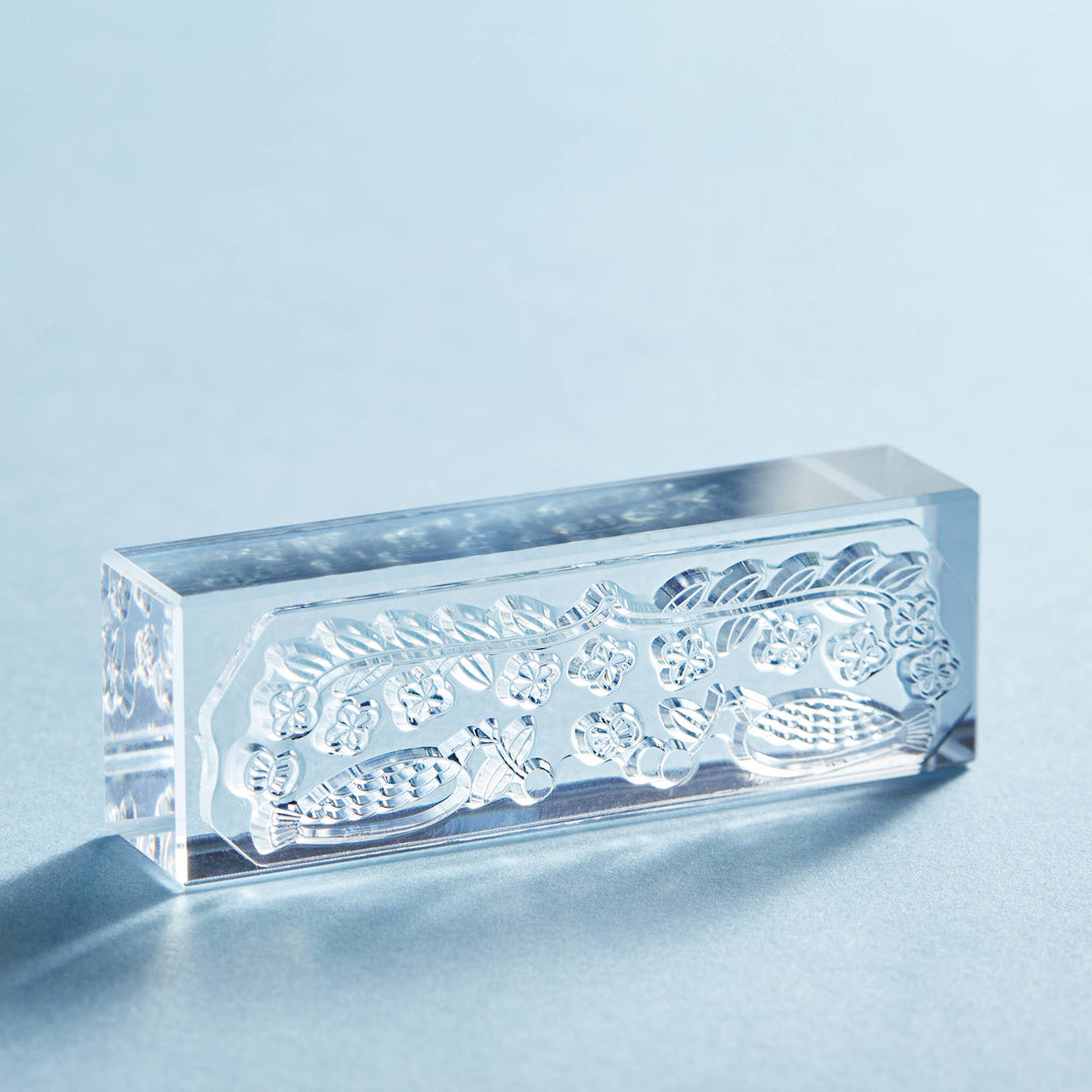 KING JIM : KORI JIRUSHI  Crystal Clarity Stamp : Long size
