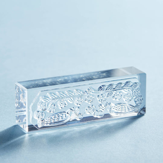KING JIM : KORI JIRUSHI  Crystal Clarity Stamp : Long size