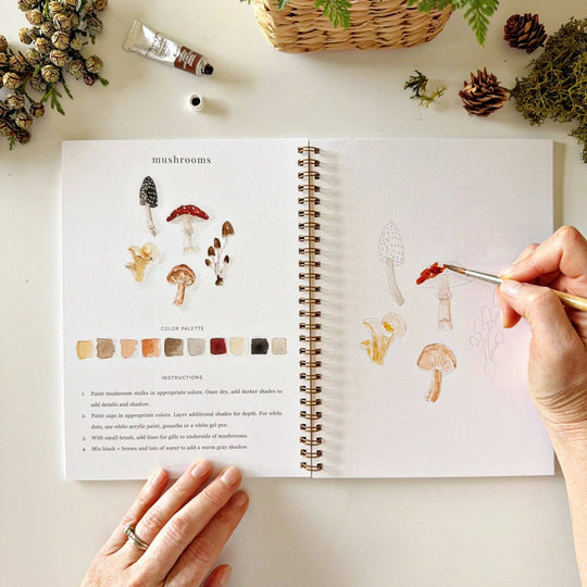 Emily Lex : Woodland watercolour workbook
