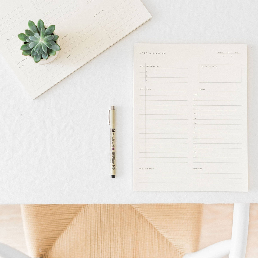 Ramona & Ruth : Daily Overview Notepad