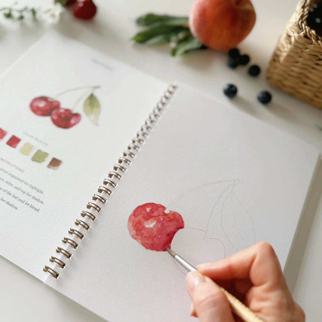 Emily Lex : Fruit watercolour workbook