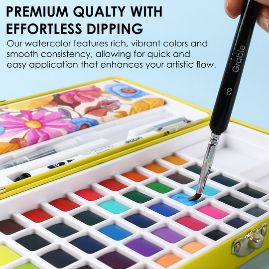 Grabie : All-In-One Premium Watercolour Set of 50