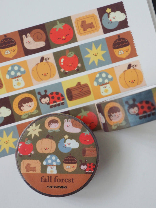 Natamori : Fall forest • washi tape