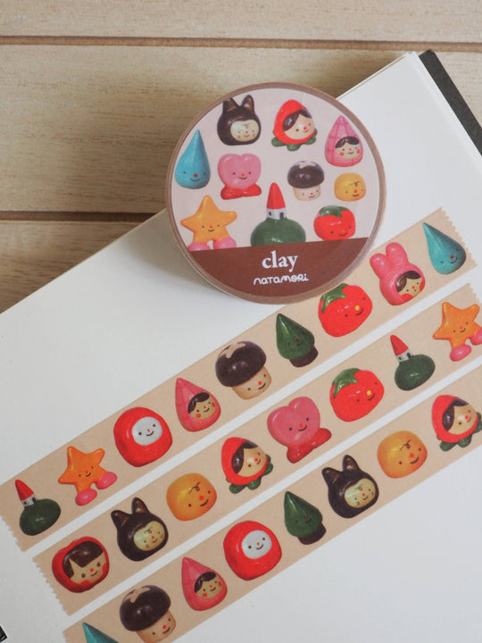 Natamori : Clay • washi tape