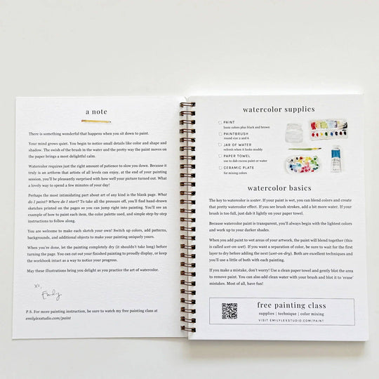 Emily Lex : Fruit watercolour workbook