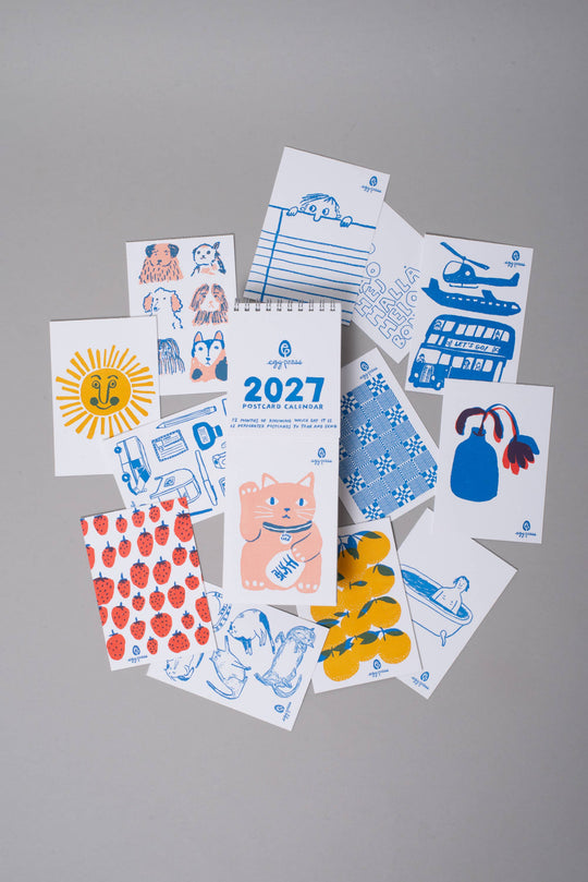 Egg Press Manufacturing : 2027 Tear-off Postcard Illustrated Calendar