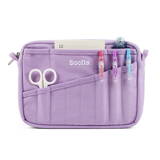 Soolla® Studio Pouch, Lilac Love (Stationery Pouch)