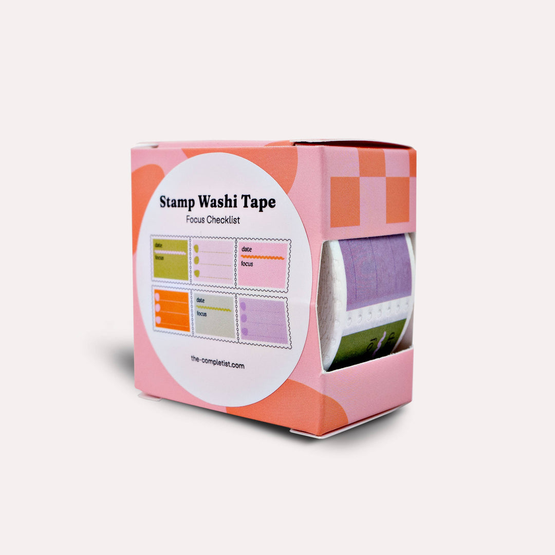 The Completist : Focus Checklist Stamp Washi Tape