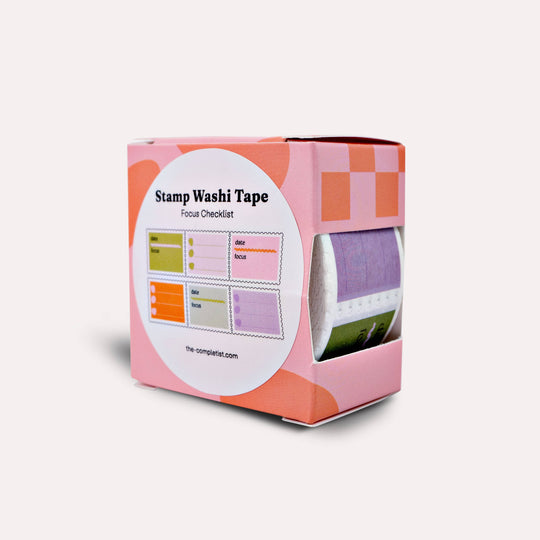 The Completist : Focus Checklist Stamp Washi Tape