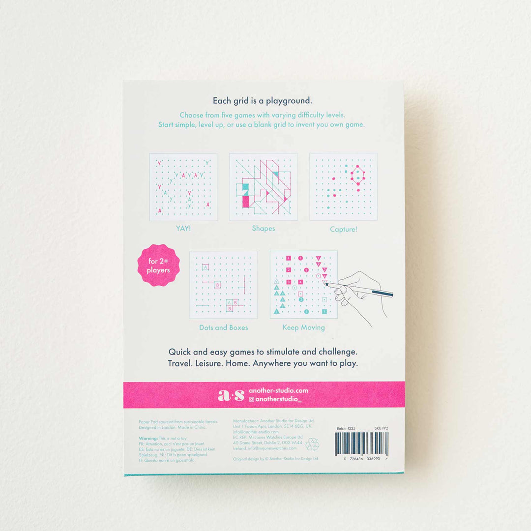 Play Pad Grid - Paper & Pen Games for Screen-Free Fun