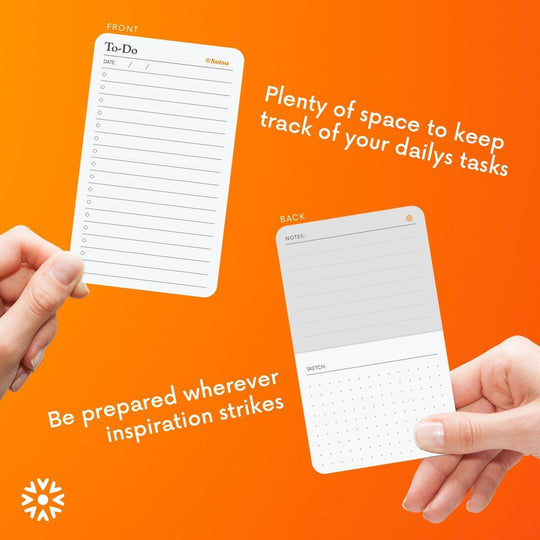 Notsu : To Do List : Grid Index Cards 3x5