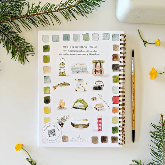 Emily Lex : Camping watercolour workbook