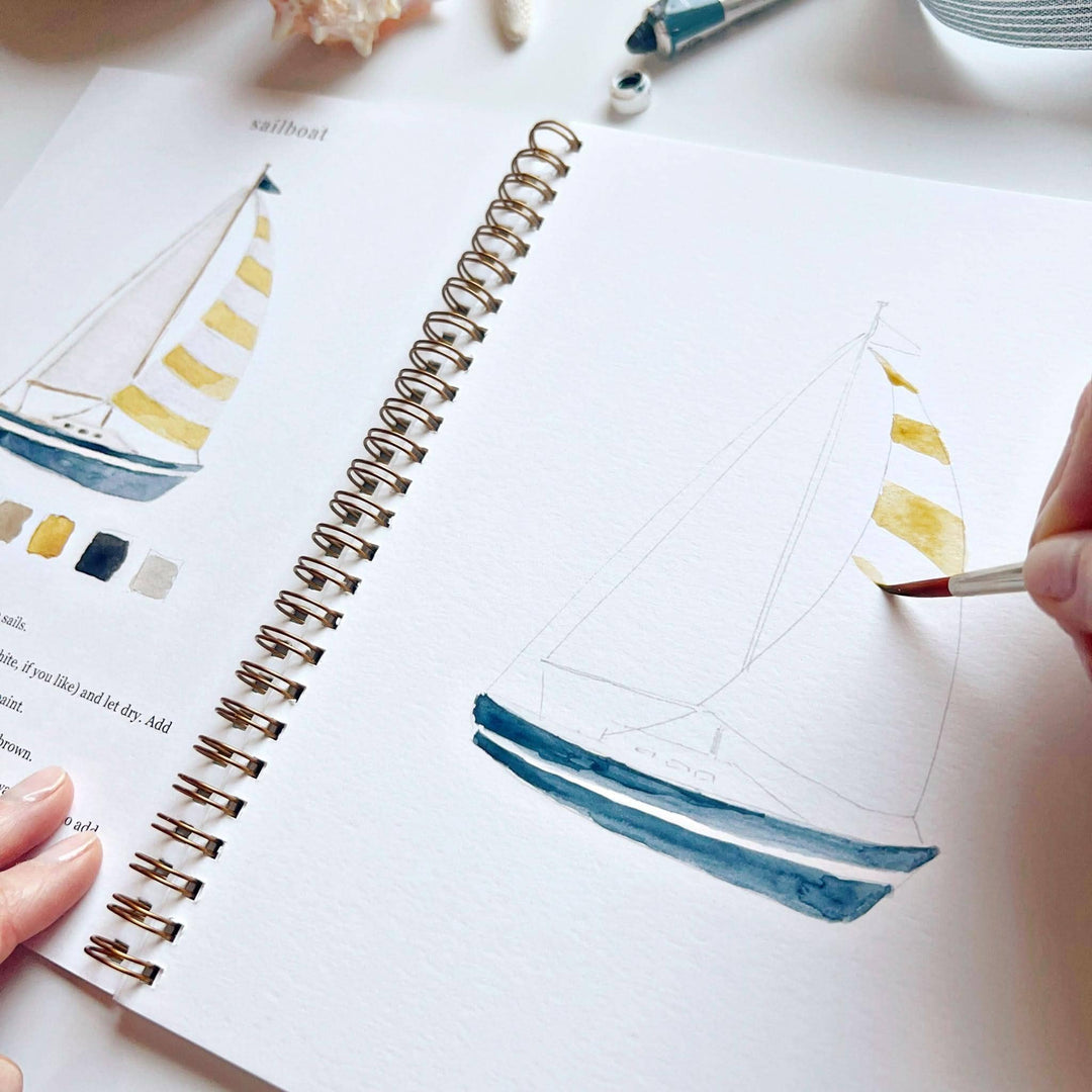 Emily Lex : Seaside watercolour workbook