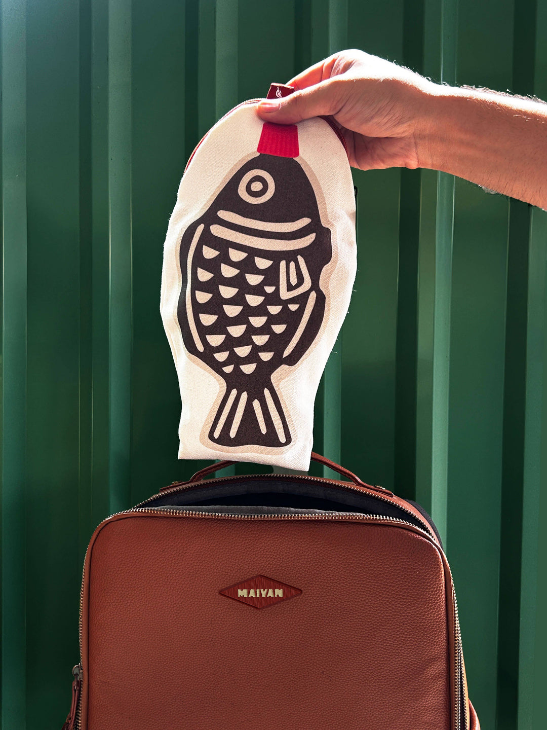 Maivan Goodies Co. : Soy Fish Canvas Zipper Pouch/Pencil Case