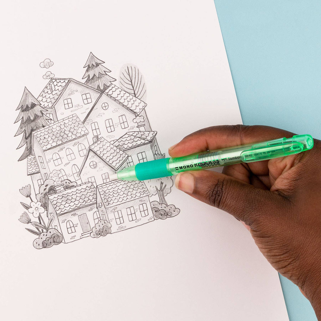 Tombow : MONO Knock Eraser : Green