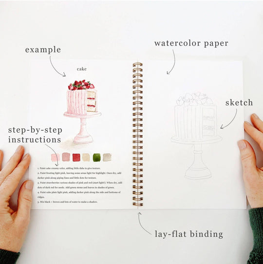 Emily Lex : Baking watercolour workbook