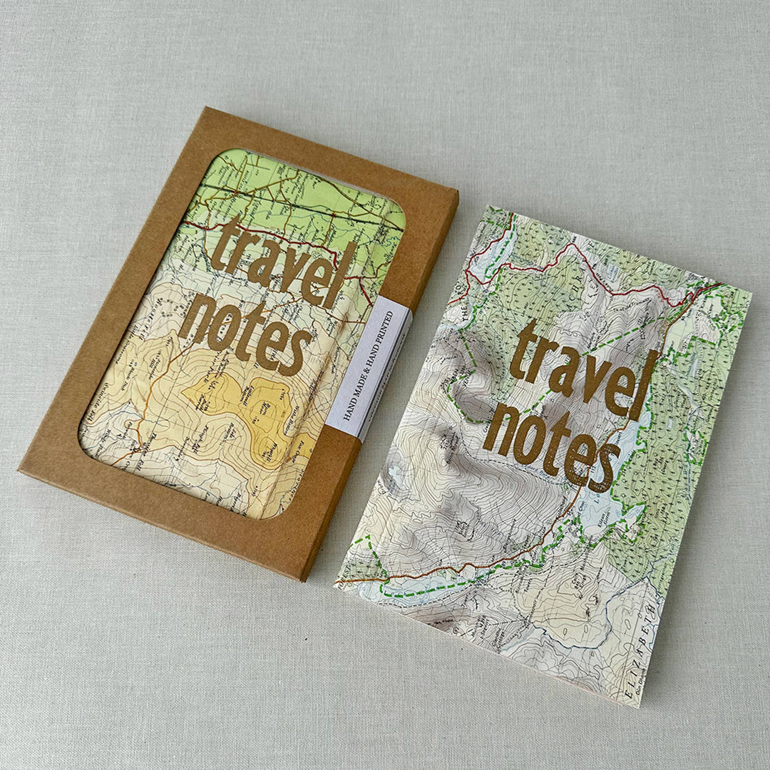 Sukie : Travel Notes Book Vintage Map Cover