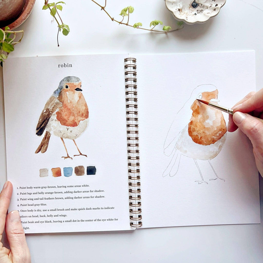 Emily Lex : Birds watercolour workbook