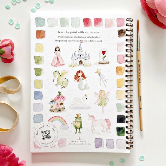 Emily Lex :  Fairytale watercolour workbook