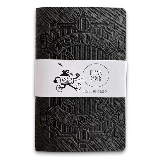 Inky's : Large Blank Paper Sketchbooks - 3 Pack