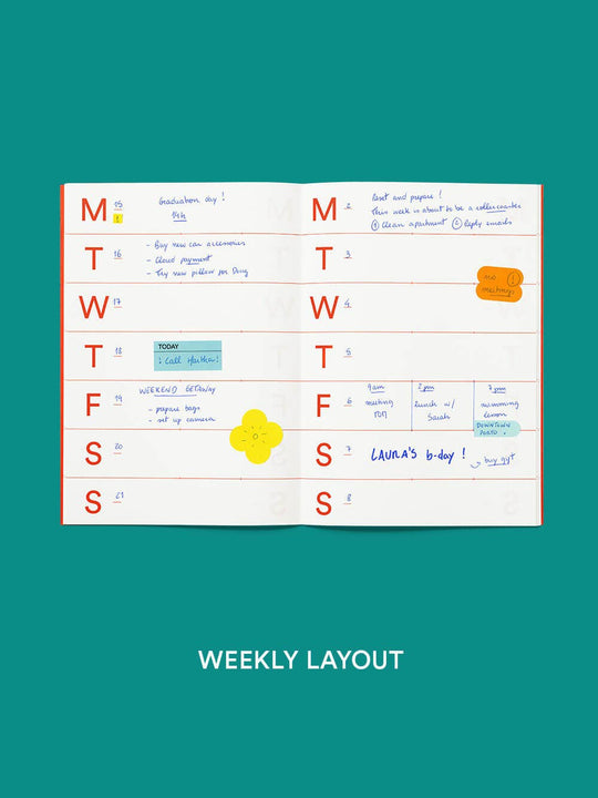 Mishmash : Undated : Weekly Planner