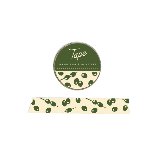 Ruff House : Olive Pattern Washi Tape