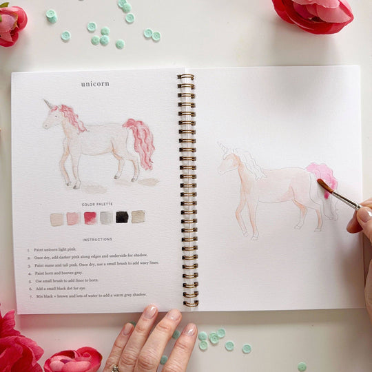 Emily Lex :  Fairytale watercolour workbook