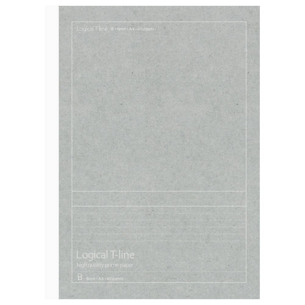 Logical T-Line Prime Paper Notebook(A4) Unique visible line