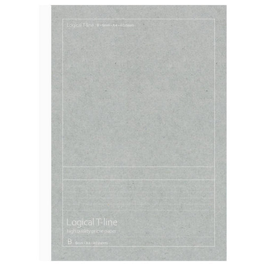 Logical T-Line Prime Paper Notebook(A4) Unique visible line