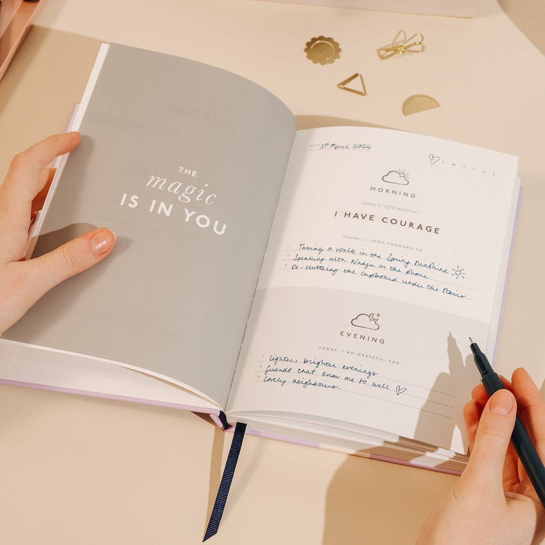 Papier : Guided Gratitude Journal : Hardcover : Reflect : A5