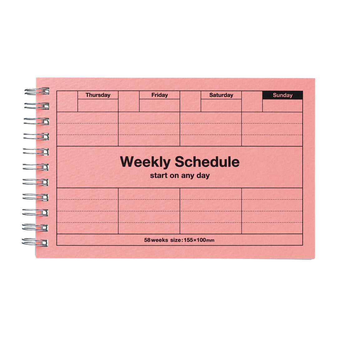 Mark's : Pocket Size Weekly Planner Undated 58 Weeks Dayfree