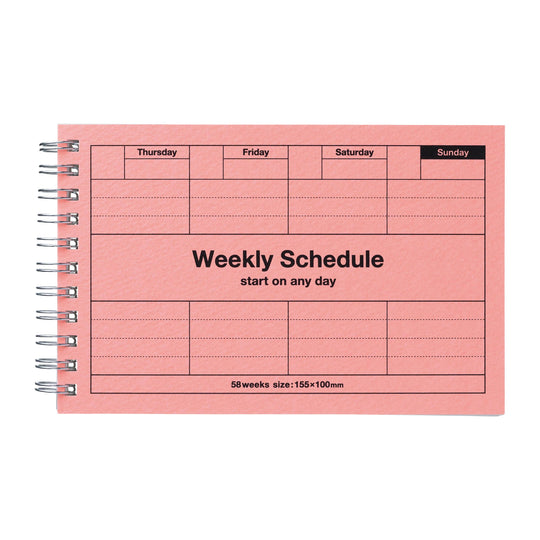 Mark's : Pocket Size Weekly Planner Undated 58 Weeks Dayfree