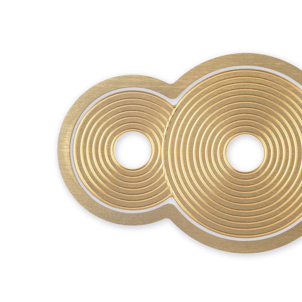 Papier : Brass Bookmark : Circlets