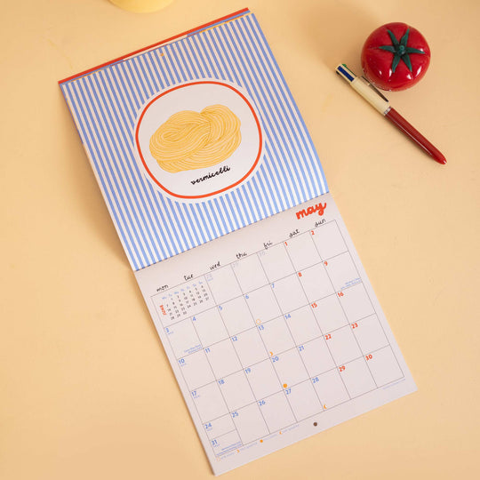 2027 Compact Wall Calendar | Love of Pasta