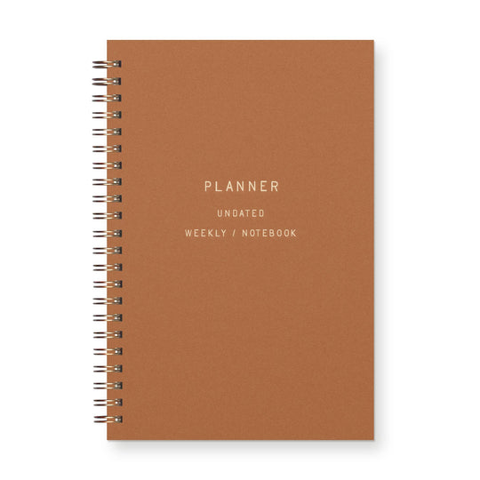 Ruff House : Standard Type Undated Weekly Planner Journal