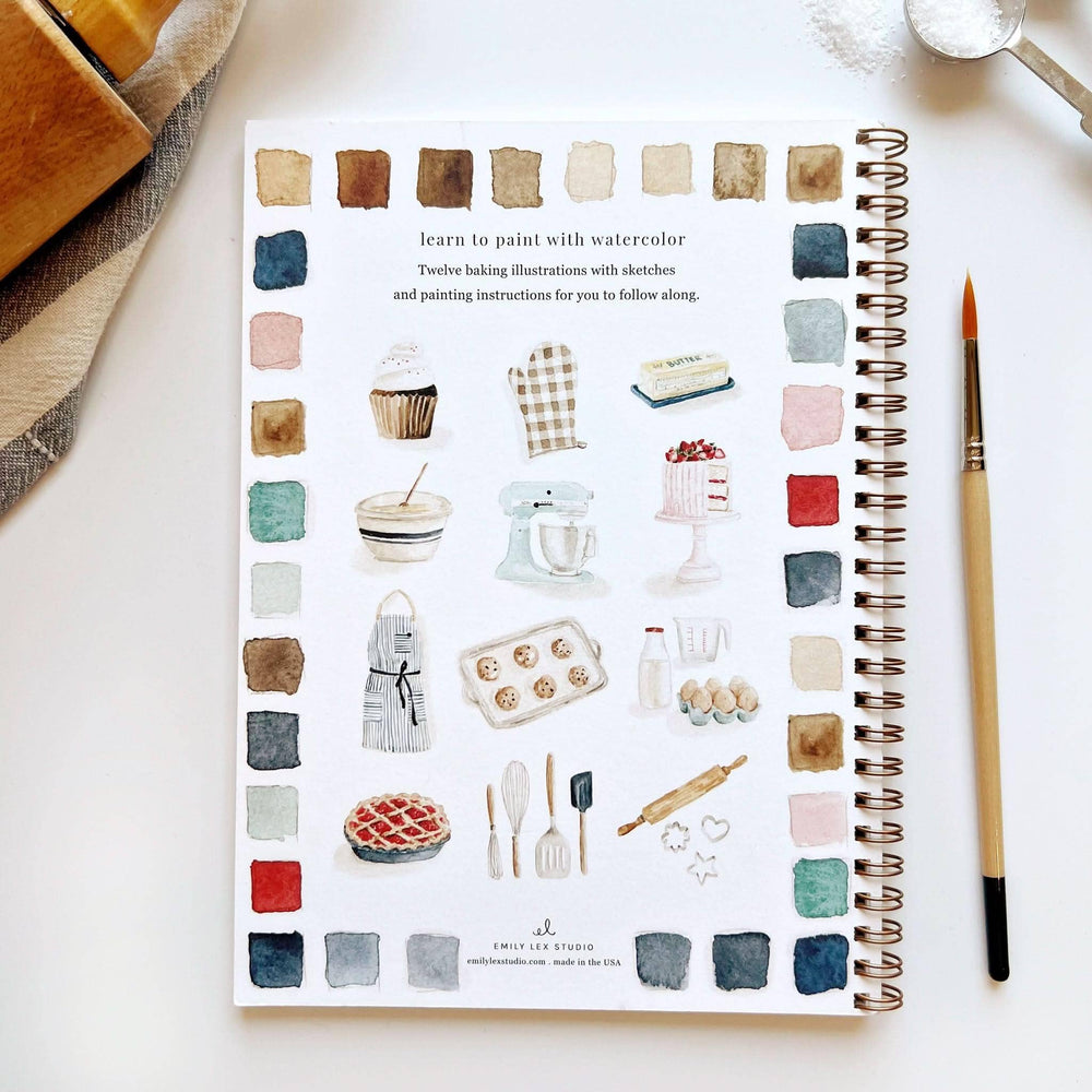 Emily Lex : Baking watercolour workbook