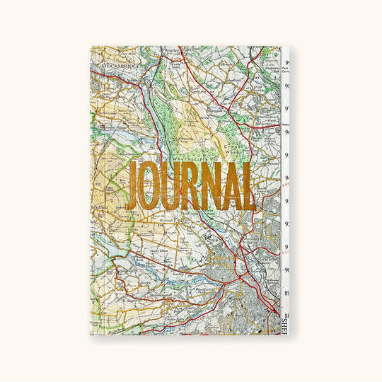 Sukie : Vintage Map Journal
