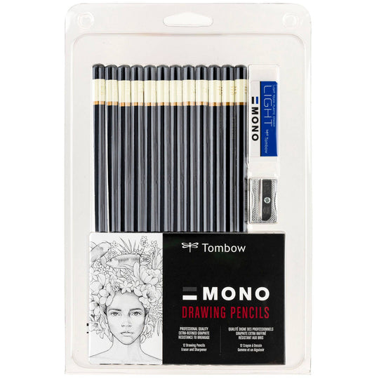 Tombow : MONO Drawing Pencil Set - 12-Pack