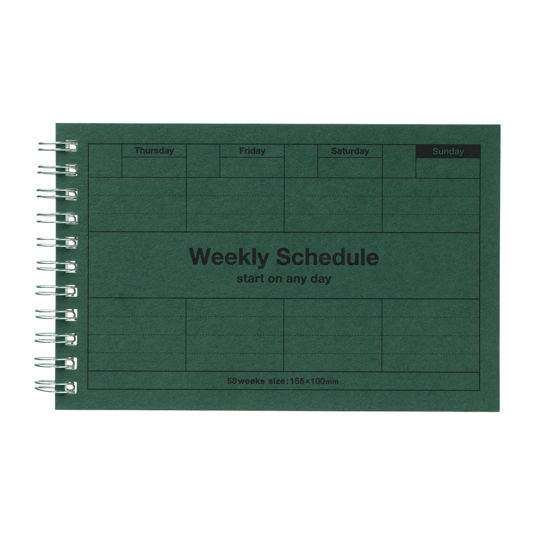 Mark's : Pocket Size Weekly Planner Undated 58 Weeks Dayfree