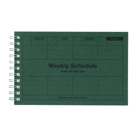 Mark's : Pocket Size Weekly Planner Undated 58 Weeks Dayfree