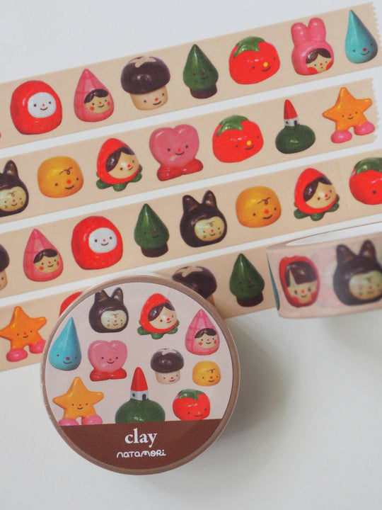 Natamori : Clay • washi tape