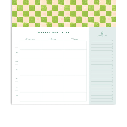 Papier : Tablecloth : Weekly Meal Planner & Grocery List