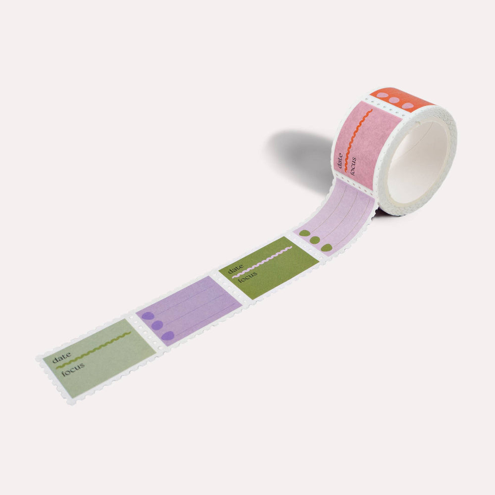 The Completist : Focus Checklist Stamp Washi Tape