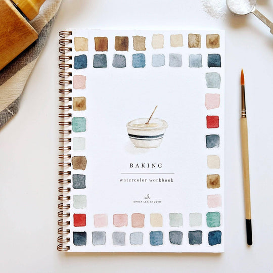 Emily Lex : Baking watercolour workbook