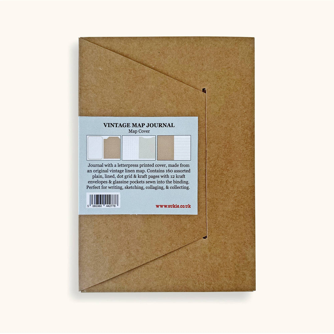 Sukie : Vintage Map Journal