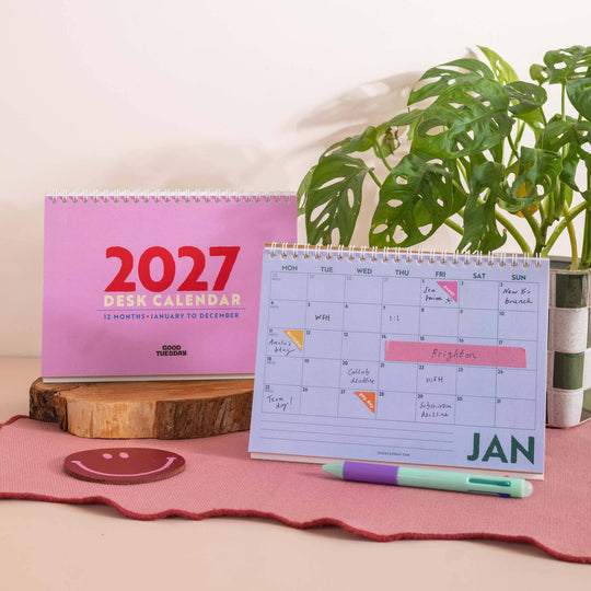 2027 Desk Calendar | Colourburst