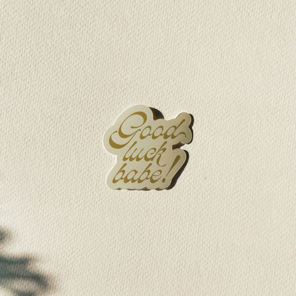 Artbaby : Good Luck Babe Sticker